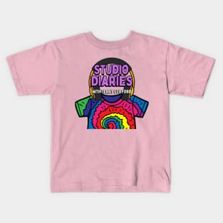 Studio Diaries Tie Dye Shirt with headphones Kids T-Shirt